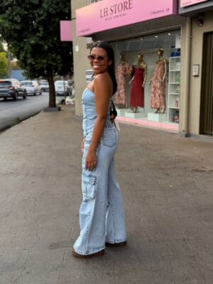 TOP BARRA ASSIMÉTRICA CLARO MARMORIZADO - Imagem 2